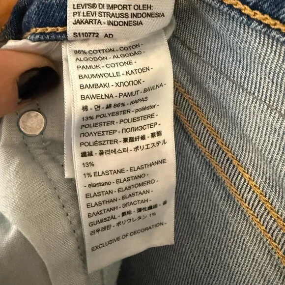 LEVI'S High Rise Ribcage Bootcut Jean Women's Size 30 - Picture 8 of 9